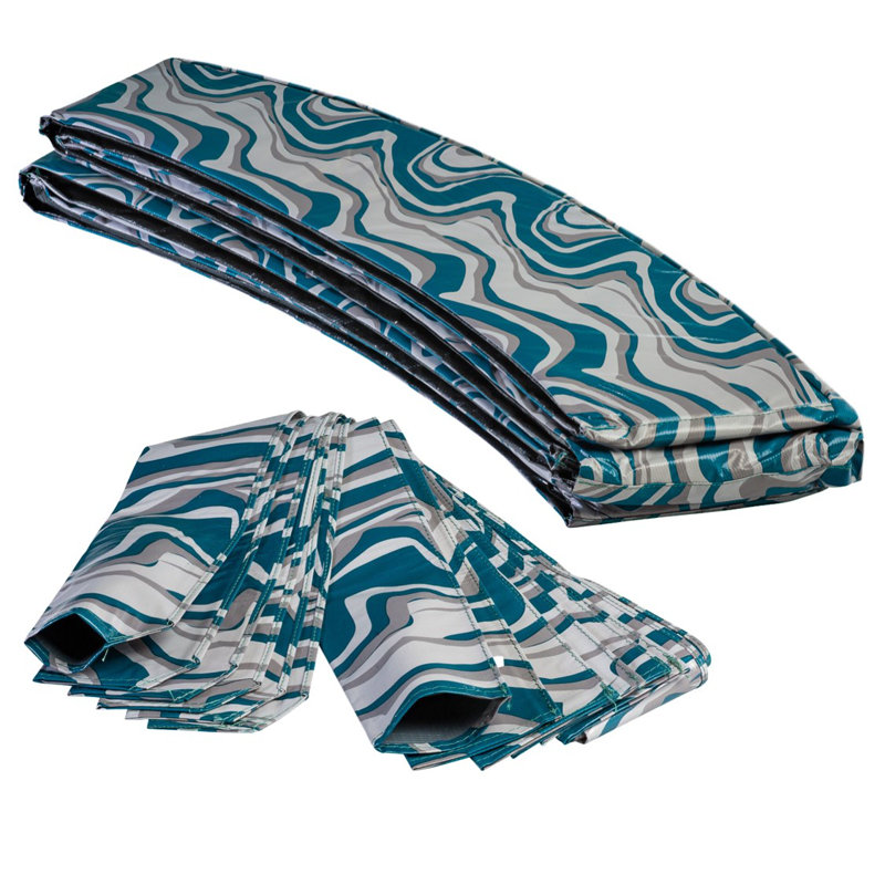 Coussin de bordure pour trampoline, Marbre de Maui, H 5,8 pi x l 14 pi x P 14 pi