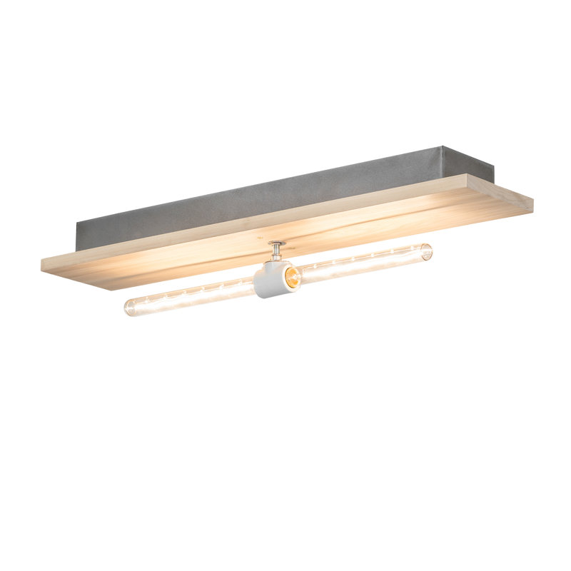 Plafonnier encastré en verre Kevyn