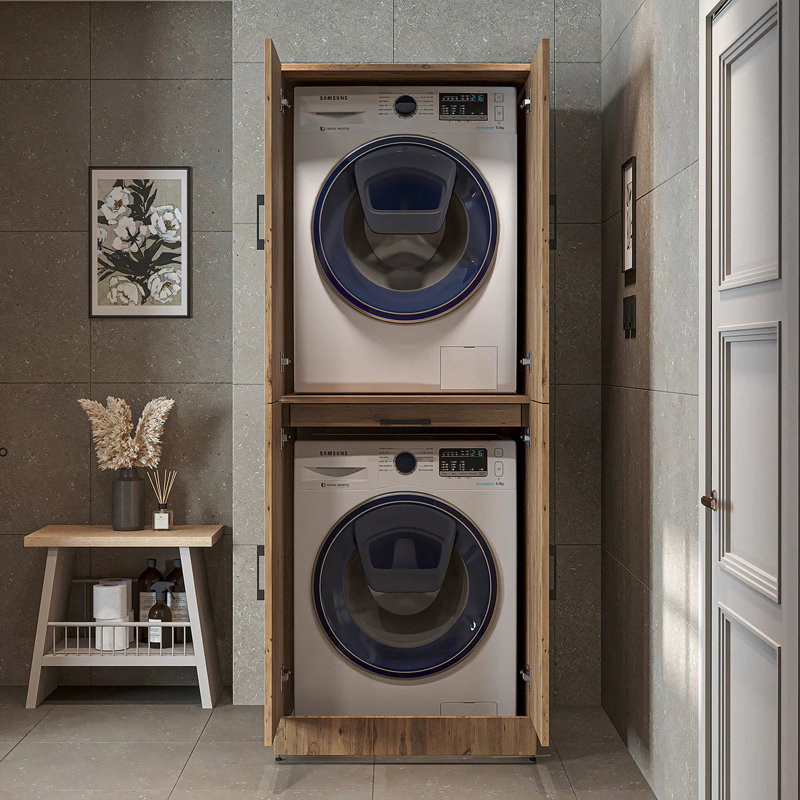 Dora Manufactured Wood Laundry Room Organiser, Oak
