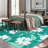 Tropical Bloom Floral Machine Washable Area Rug-1249155665
