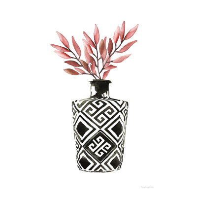 «Geometric Vases III» par Mercedes Lopez Charro, reproduction d'art sur toile tendue