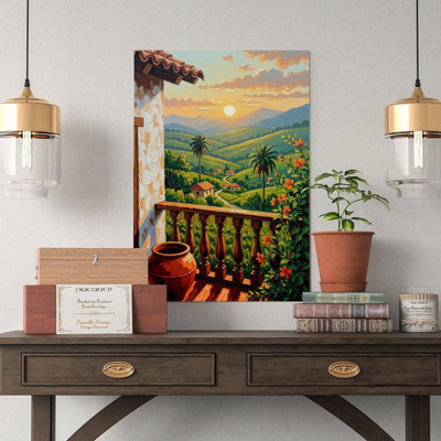 Canvas Wall Art Colombia Wall Art, Eje Cafetero Print-1 Vintage Poster Print Home Decor