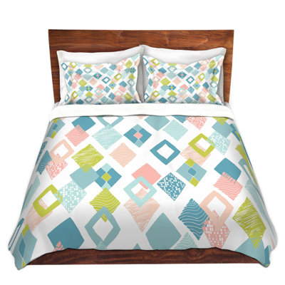 Ensemble de housse de couette pastel harlequin