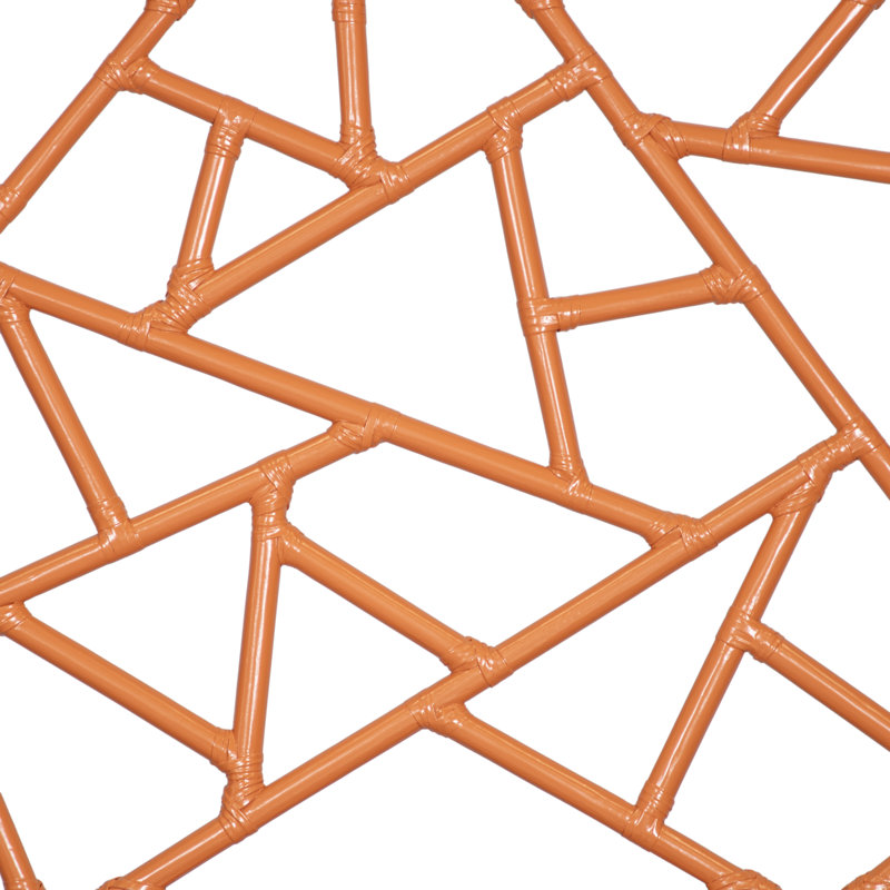 Tiffany Collection Open-Frame Headboard, Citrus Orange, Queen
