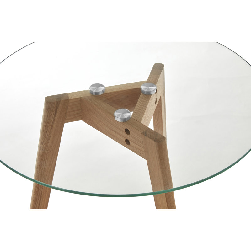 Flood Glass Top Side Table Set
