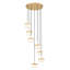 Lustre moderne doré 7 lumières-123223070