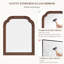 Solid Wood Wall Mirror for Bathroom or Bedroom-91833627-111134945