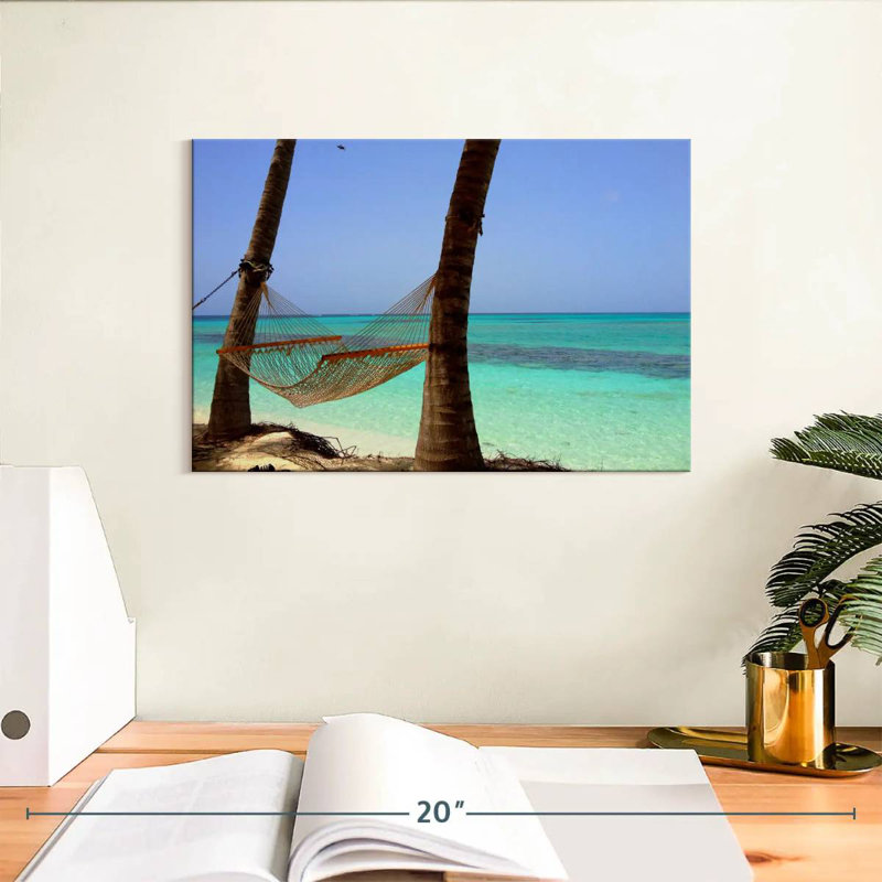 Gillard Peaceful Tropical Beach, 8" H x 12" W