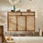 47.24" Brown Solid wood Ash Shoe Storage