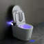 Toilette intelligente avancée avec siège de bidet, ouverture / fermeture automatique, capteur de pied et nettoyage à l'eau chaude