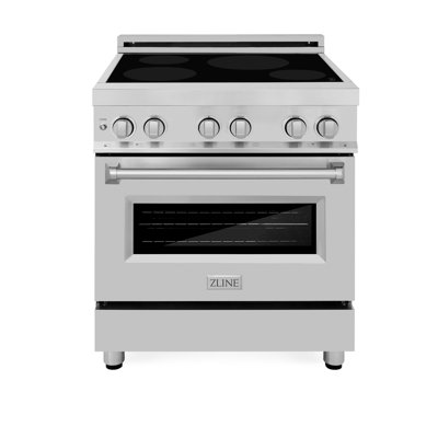 ZLINE 30"" 4.0 cu. ft. Induction Range with Electric Oven in Stainless Steel -  RAIND-30