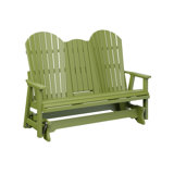 Berlin Gardens Comfo Back Regular Premium 5′ Three Seat Glider With Console