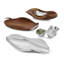 Nambe Bella Triple Condiment Server