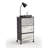 30.7'' H x 17.5'' W Laptop/Tablet Storage Cart with Wheels