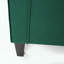 Fauteuil club en velours - vert