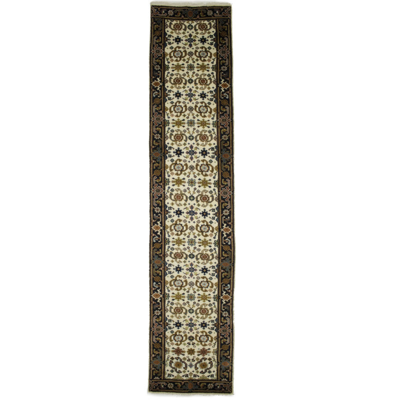Tapis de couloir oriental crème 3X12