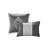 8 Piece Jacquard Comforter Set Silver/Silver