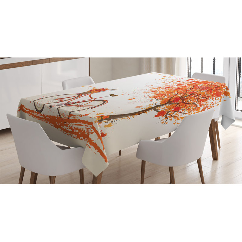Bicycle Tablecloth, 84" L x 60" W