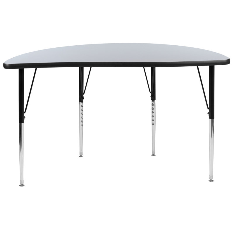 Table d'activité Goddard, Gris, Non, L 24 po x P 47,5 po x H 21,25 po à 30,25 po