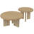 Aura Nested  Coffee Table - Natural Finish