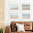 Surf S/4 by Okula - 4 Piece Single Picture Frame Print Set