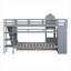 Castle Style Bunk Bed With 2 Drawers 3 Shelves And Slide-1107856966-1107856965