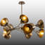 Lustre unique 10 lumières