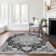 Premium Machine Washable Barayon AMF93 Gray Rug