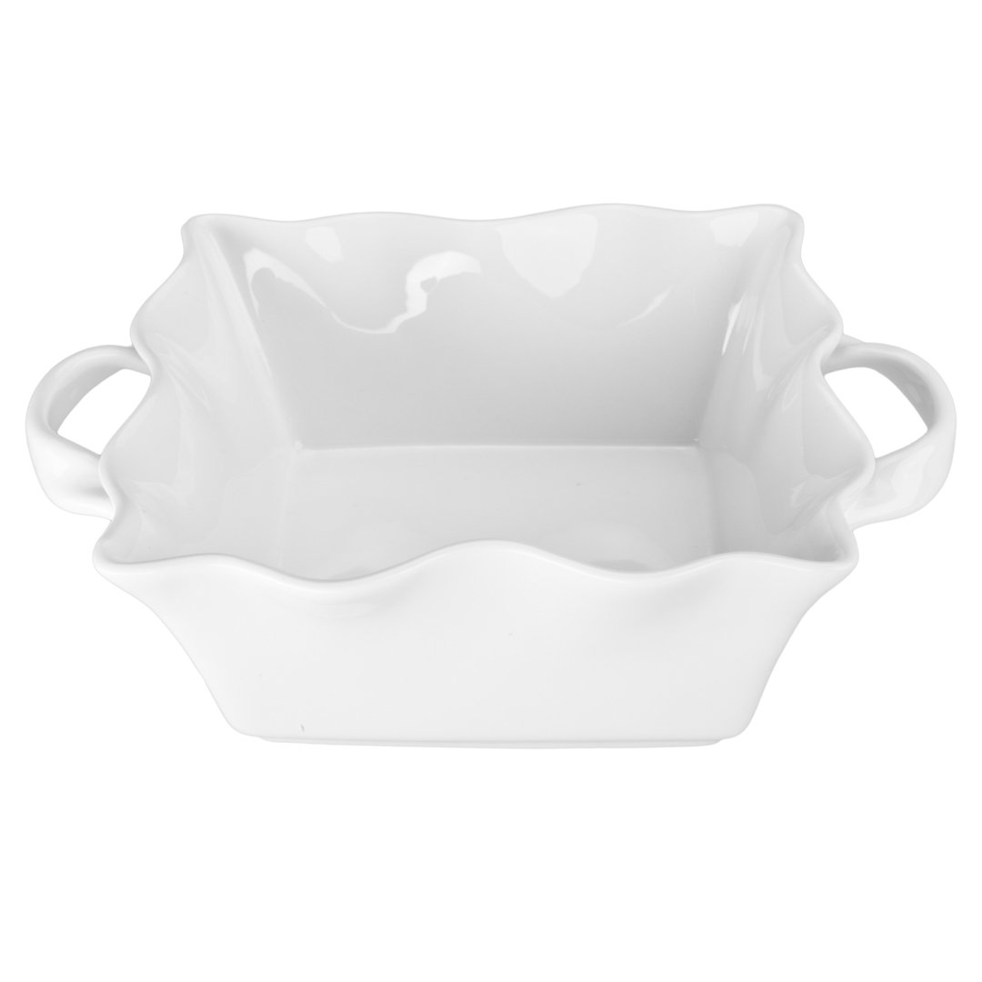 BIA Cordon Bleu Wavy 1.5 Quart Porcelain Handled Baker BIA Cordon Bleu