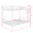 Roomy Full-Size Metal Bunk Bed-114346445
