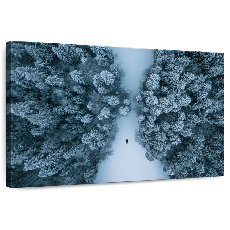 Alvord Snow Covered Pines, 34" H x 51" W