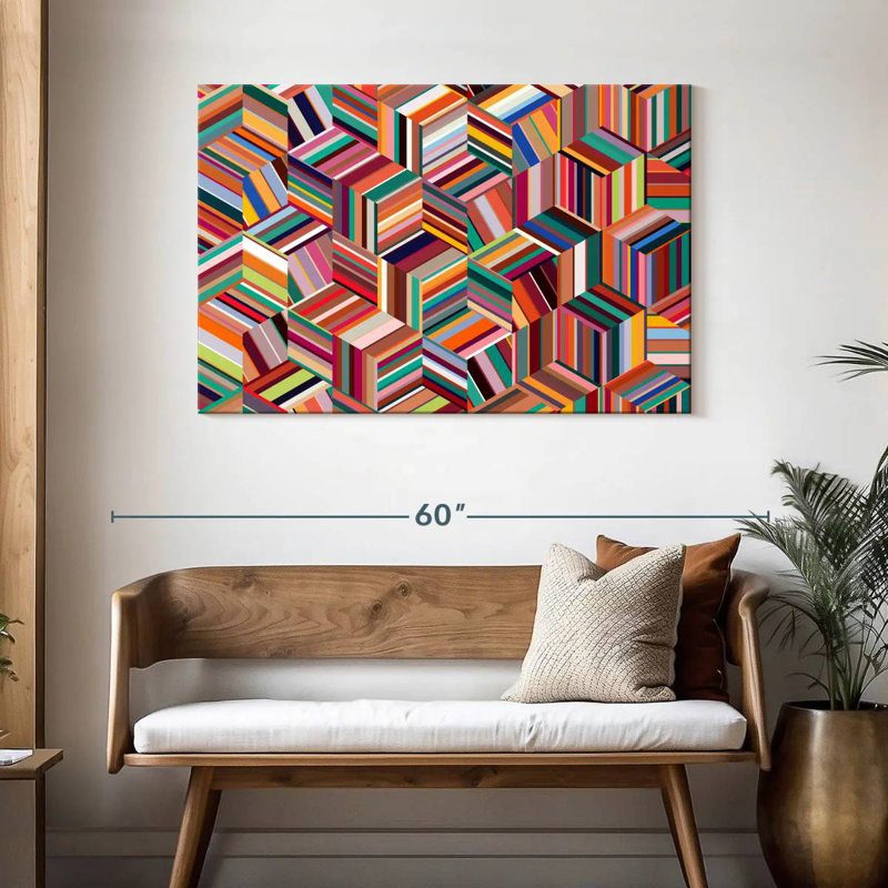Avery Abstract Geometric Cubes