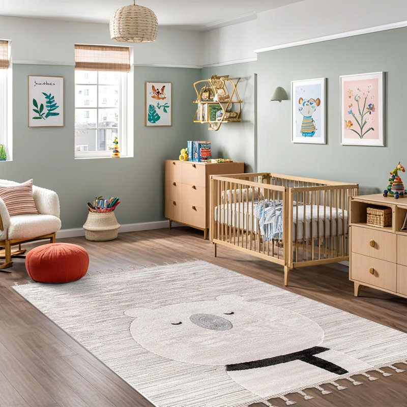 Soft Playful Area Rugs for Kids Playroom Children Bedroom Carpet Cute Cartoon Design Kids Rug KD003, Rectangle 200 x 290 cm