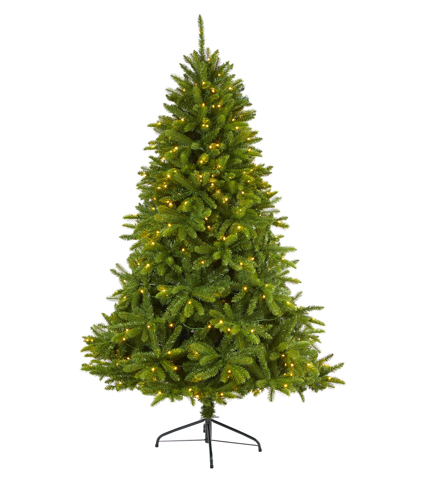 Lighted Artificial Christmas Tree, 6' H
