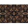 Tapis brun/noir en laine wheeler Cirro