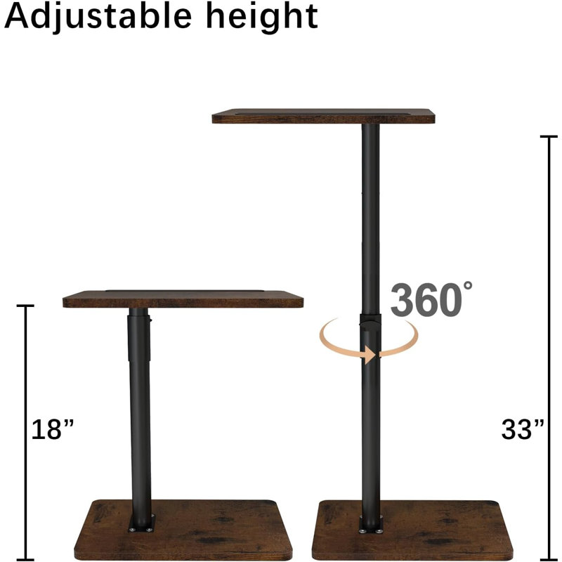 Table de bout Allyah, Rustic