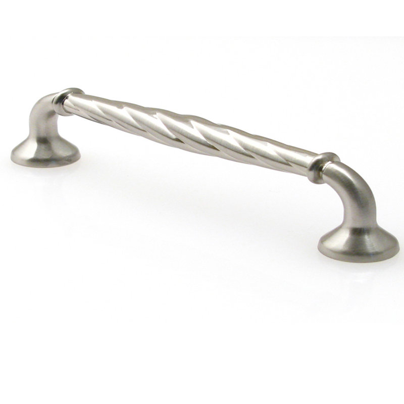 Roped 5" Center to Center Appliance Pull, Satin Nickel, 5"