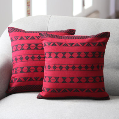 Abstract Cotton Pillow Cover