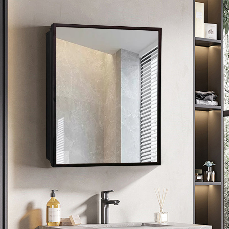 Armoire à pharmacie pour salle de bain, H 26 po x l 20 po x P 4,9 po