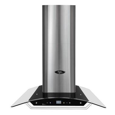 Elica Lugano 30 600 Cubic Feet Per Minute Ducted Wall Mount Range Hood  with Mesh Filter and Light Included