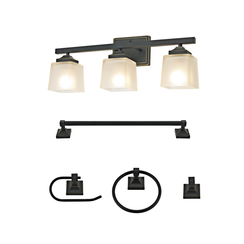 Ensemble de quincaillerie de salle de bain 5 pièces Montego
