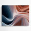 Gradient Abstract 30, art mural en métal brun-347928656
