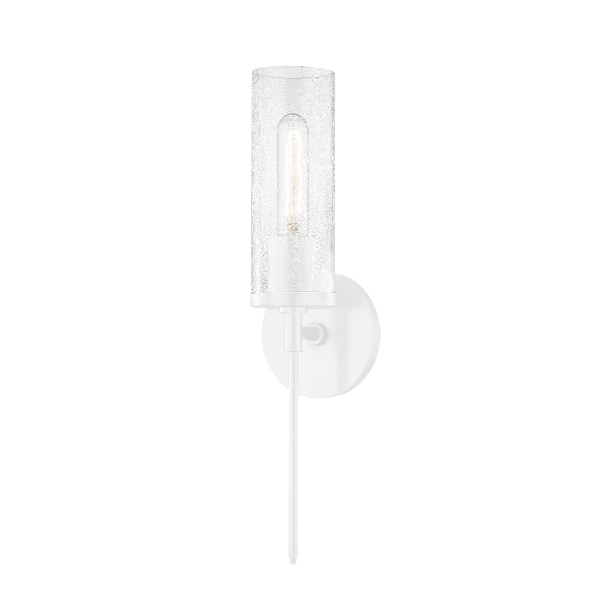 Single Light Glass Dimmable Wallchiere, Soft White