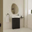 Meuble-lavabo autoportant de 23 po avec lavabo et portes à fermeture douce-676090901