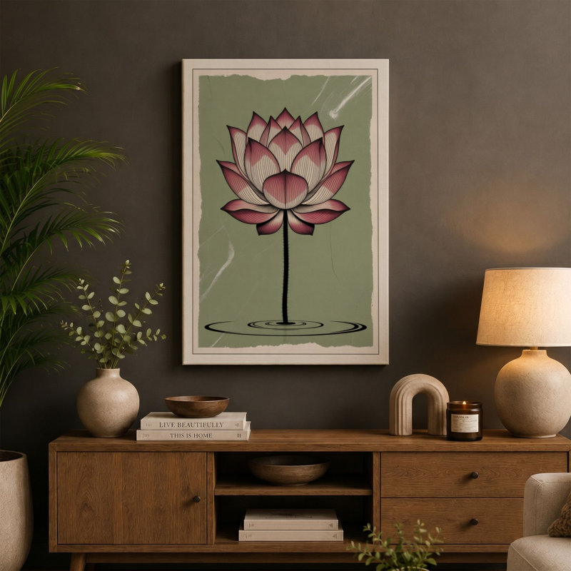 Print, 36x24 - 91.4 x 61.0 cm, Teal Border