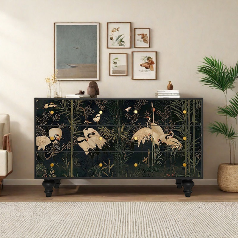 53in Six-drawer Sideboard Cabinet