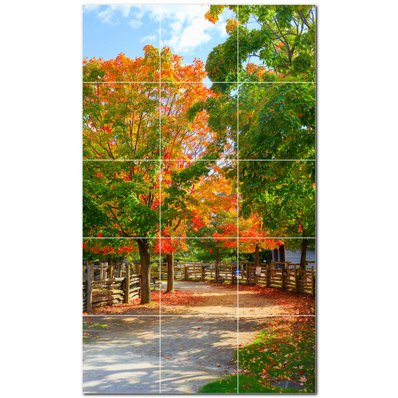 6'' x 6'' Satin Ceramic Decorative Mural