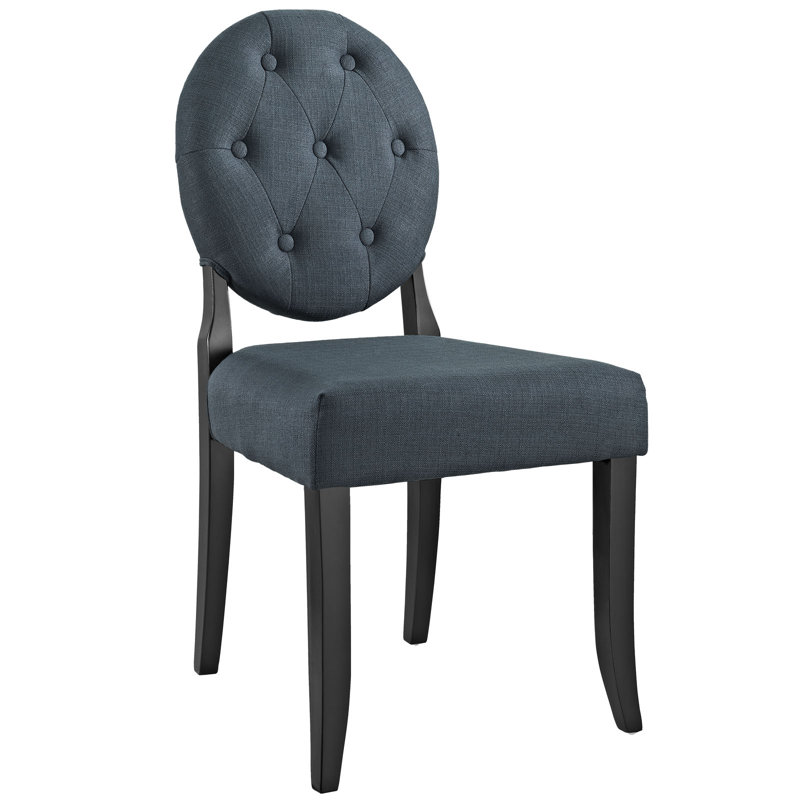 Chaise de salle à manger capitonnée à motif de coings Modway Copper Grove, gris