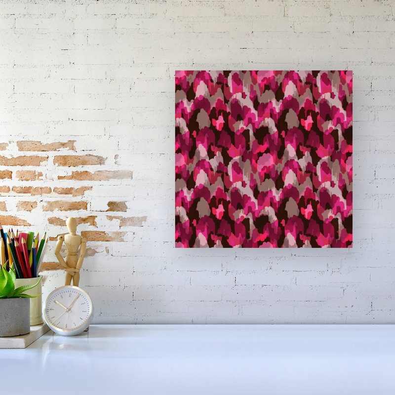 Modern Pink Animal - Wrapped Canvas Print