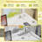 51.2" Wide Dresser With 10 Drawers, Built-in Clothing Rack, Usb Charging Station & Led Shoe Storage-890405111